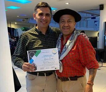 Hernán Rivas y su reconocimiento de malambo