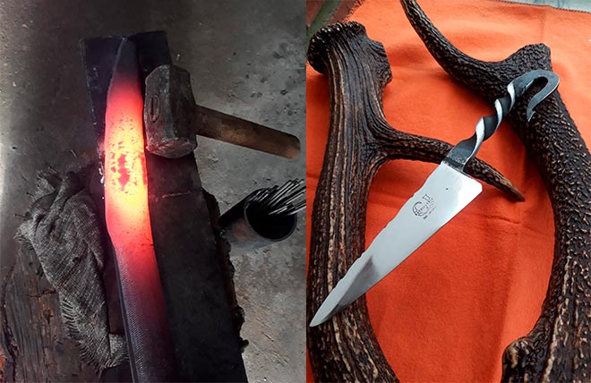 El artesano de los cuchillos, Juan Cuminao