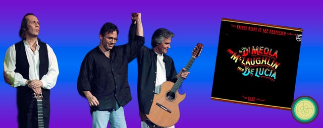 Un G3 allá por 1980 y con guitarras acústicas